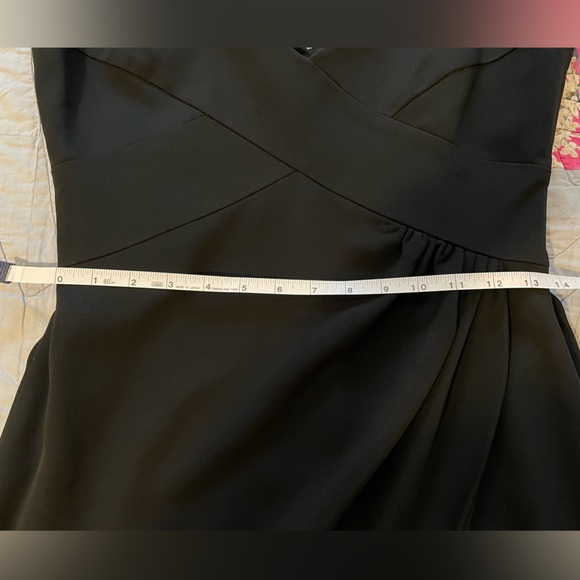 Armani Collezioni black silk blend vintage spaghetti strap body con dress - Picture 5 of 6